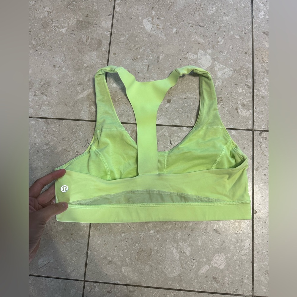 Lululemon Break Free Bra size 10 in clear mint - Picture 4 of 5